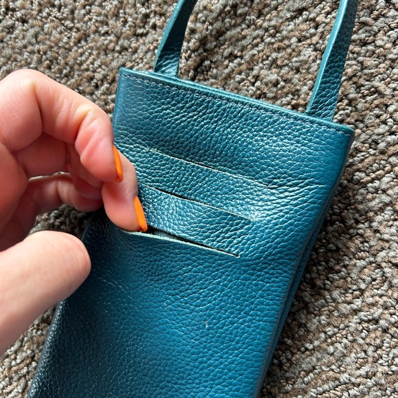 COS Leather Mini Crossbody Pouch - Picture 6 of 6